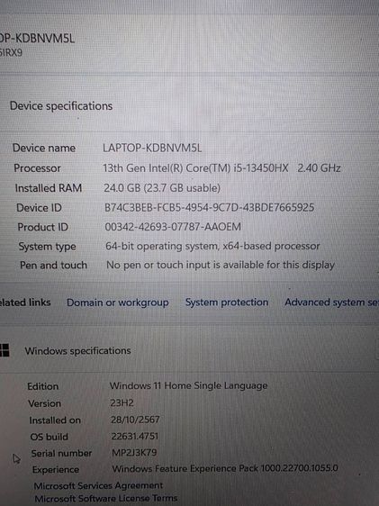 NOTEBOOK LENOVO Gaming LOQ 15IRX9 - Type 83DV รูปที่ 5