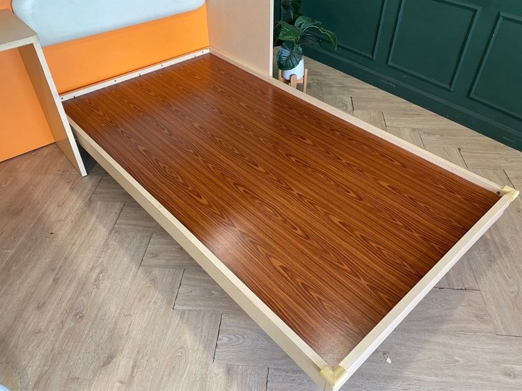 เตียงเด็ก 2 ชั้น ขนาด 3.5 ฟุต มีบันไดเก็บของ สีครีมส้ม ยี่ห้อ SB FURNITURE รูปที่ 15