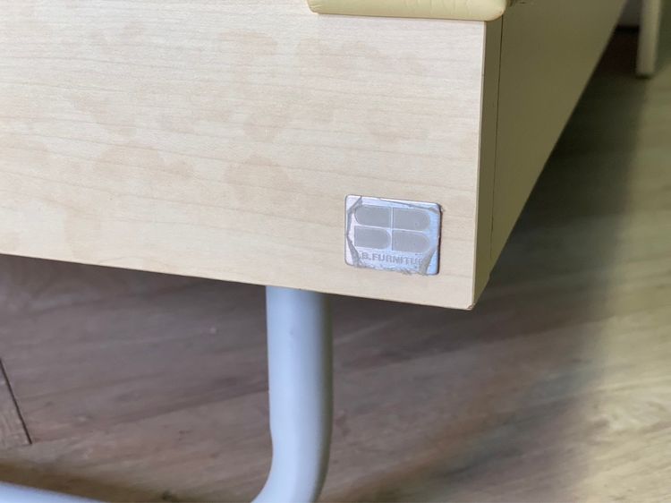 เตียงเด็ก 2 ชั้น ขนาด 3.5 ฟุต มีบันไดเก็บของ สีครีมส้ม ยี่ห้อ SB FURNITURE รูปที่ 7