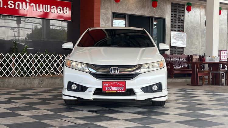 Honda City 2016 1.5 Sv Plus i-VTEC Sedan เบนซิน ไม่ติดแก๊ส เกียร์อัตโนมัติ ขาว รูปที่ 2