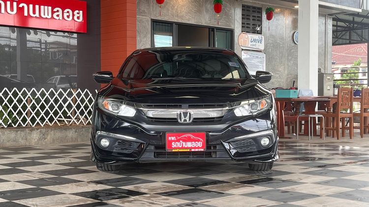 Honda Civic 2017 1.8 EL i-VTEC Sedan เบนซิน ไม่ติดแก๊ส เกียร์อัตโนมัติ ดำ รูปที่ 2