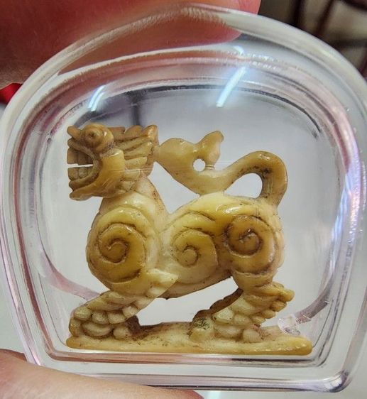 สิงห์สามขวัญ ศิลหลวงพ่อเดิมสวยงามเก่ามาก  รูปที่ 3