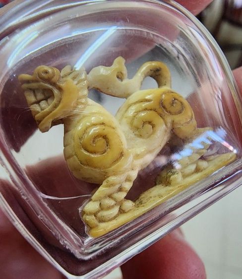 สิงห์สามขวัญ ศิลหลวงพ่อเดิมสวยงามเก่ามาก  รูปที่ 4