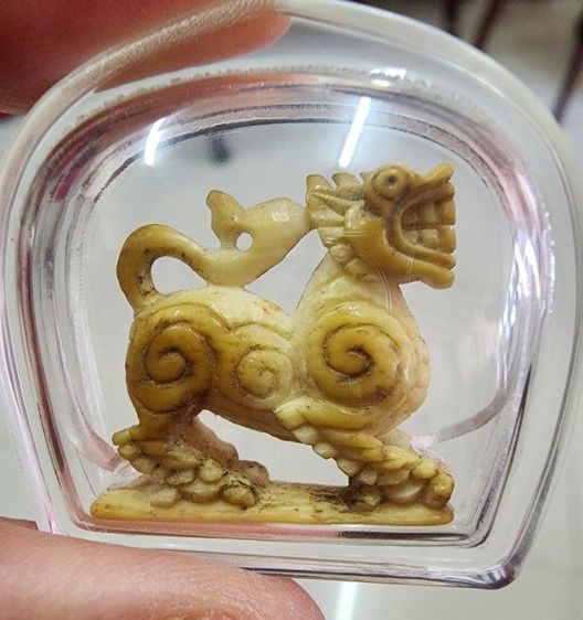 สิงห์สามขวัญ ศิลหลวงพ่อเดิมสวยงามเก่ามาก  รูปที่ 7