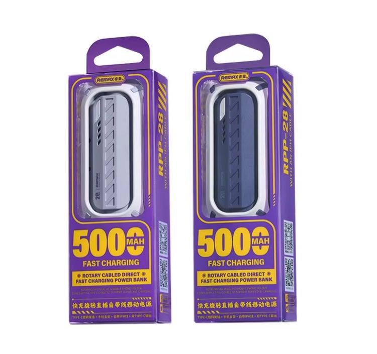 ของแท้ Remax Power Bank 5000mAh 2in1 (RPP-28,Gray,Blue) รูปที่ 8