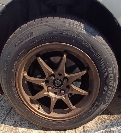 ขาย4เส้น1000 ยางรถยนต์ ขอบ15 Dundop 3,Maxxis 1(195-60r15) รูปที่ 2