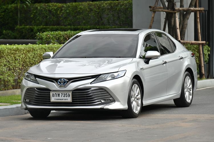 Toyota Camry 2019 2.5 Hybrid Sedan เบนซิน ไม่ติดแก๊ส เกียร์อัตโนมัติ บรอนซ์เงิน