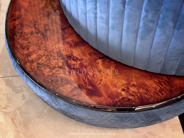 ANCONA Luxurious Italian Sofa โซฟาหรูลัคชัวรี่ ทรงโค้ง รุ่น แอนโคน่า รูปที่ 6