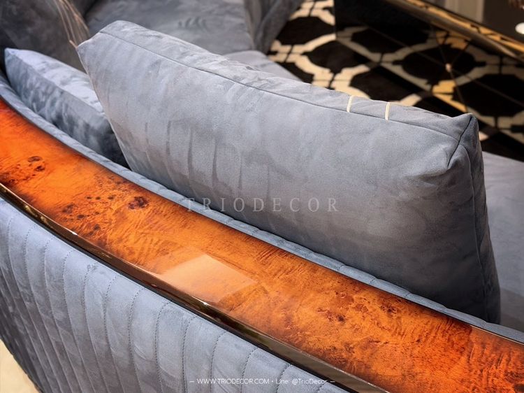 ANCONA Luxurious Italian Sofa โซฟาหรูลัคชัวรี่ ทรงโค้ง รุ่น แอนโคน่า รูปที่ 4