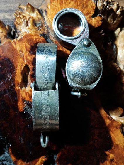 กล้องส่องพระเนื้อเงินแท้เลนส์แก้วจากเยอรมันเก่าโบราณสภาพเยี่ยม รูปที่ 8