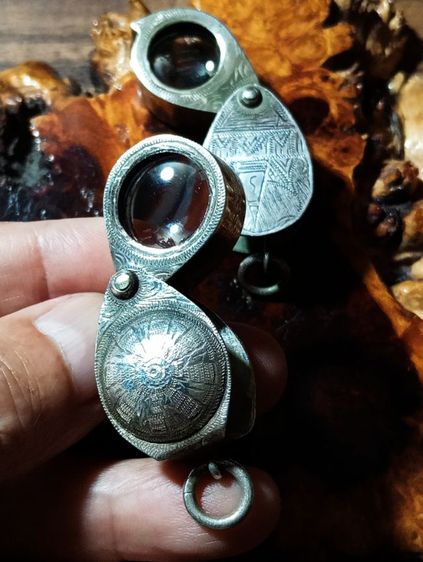 กล้องส่องพระเนื้อเงินแท้เลนส์แก้วจากเยอรมันเก่าโบราณสภาพเยี่ยม รูปที่ 15