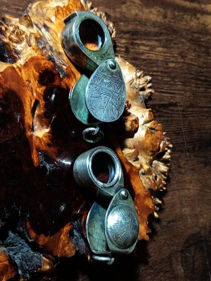 กล้องส่องพระเนื้อเงินแท้เลนส์แก้วจากเยอรมันเก่าโบราณสภาพเยี่ยม รูปที่ 5