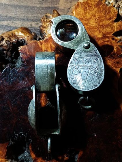 กล้องส่องพระเนื้อเงินแท้เลนส์แก้วจากเยอรมันเก่าโบราณสภาพเยี่ยม รูปที่ 7