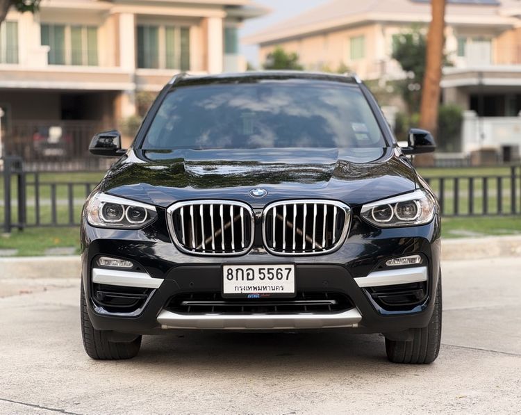 BMW X3 2019 2.0 xDrive20d Highline 4WD Utility-car ดีเซล ไม่ติดแก๊ส เกียร์อัตโนมัติ ดำ รูปที่ 2