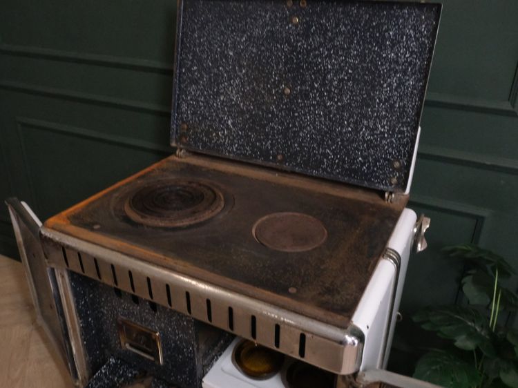 เครื่องทําความร้อนเตาไฟ เตาทำอาหาร โครงเหล็ก งานยุโรปมาจากเยอรมนี รูปที่ 5