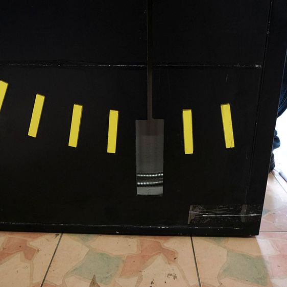 ป้ายโฆษณาสินค้า ตั้งพื้นทรงสูง Light Box โครงไม้สีดำ รูปที่ 3