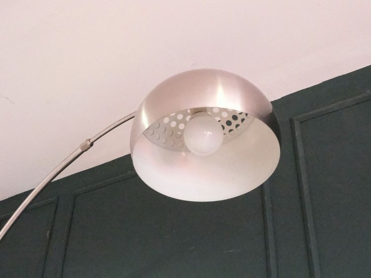 โคมไฟตั้งพื้น ทรงโค้งฐานหินอ่อน ปรับขนาดได้ รูปที่ 5