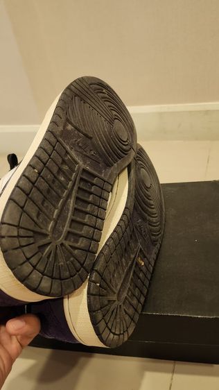 รองเท้า Air Jordan 1 low ม่วง แท้ มือสอง รูปที่ 10