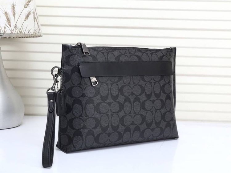 Coach กระเป๋าคลัชผู้ชาย 11“  รูปที่ 9