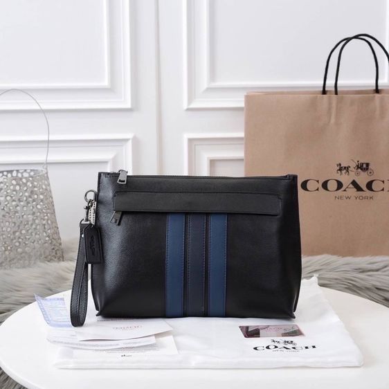 Coach กระเป๋าคลัชผู้ชาย 11“  รูปที่ 4