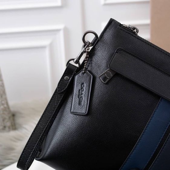 Coach กระเป๋าคลัชผู้ชาย 11“  รูปที่ 6