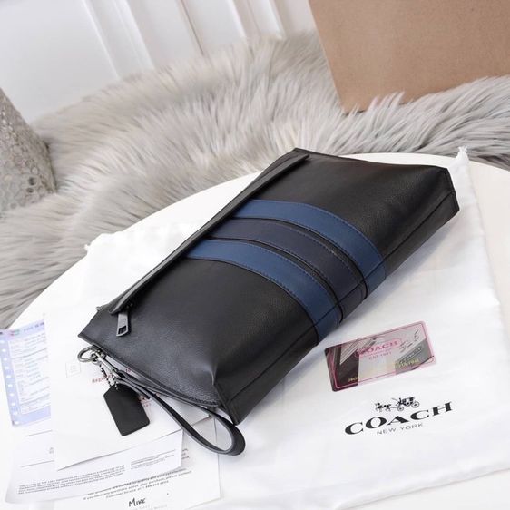 Coach กระเป๋าคลัชผู้ชาย 11“  รูปที่ 5