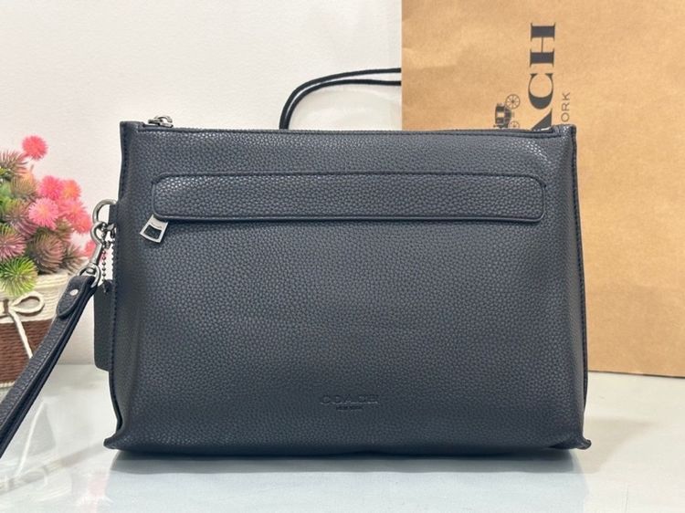 Coach กระเป๋าคลัชผู้ชาย 11“  รูปที่ 14