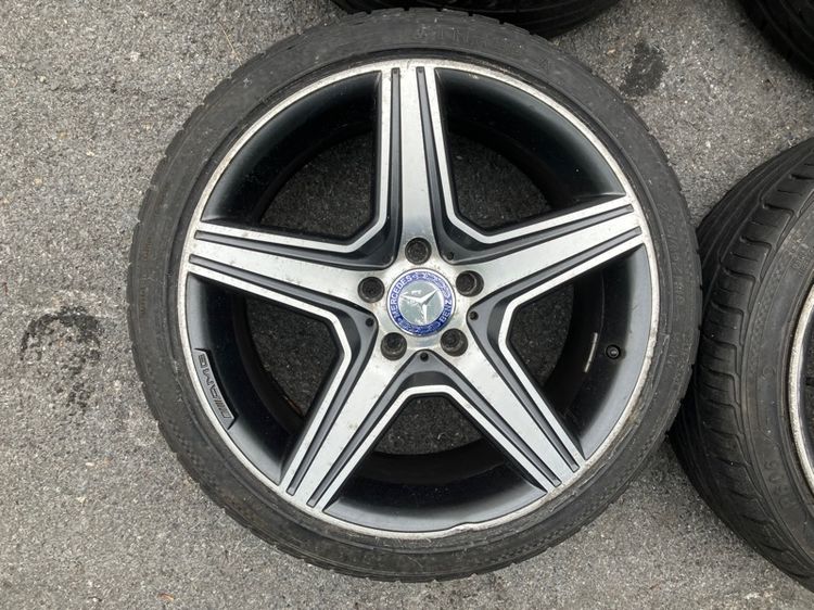  ล้อ AMG Benz แท้ S-Class W221 ลาย 5 ก้าน 18 นิ้ว 5 รู 112 ยาง 225 40 18 และ 255 35 18 ปี 2022 รูปที่ 4