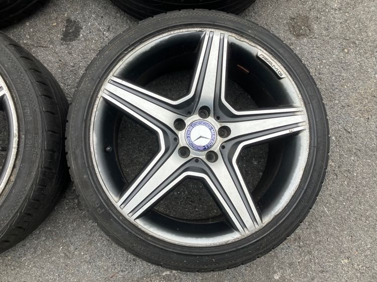  ล้อ AMG Benz แท้ S-Class W221 ลาย 5 ก้าน 18 นิ้ว 5 รู 112 ยาง 225 40 18 และ 255 35 18 ปี 2022 รูปที่ 3