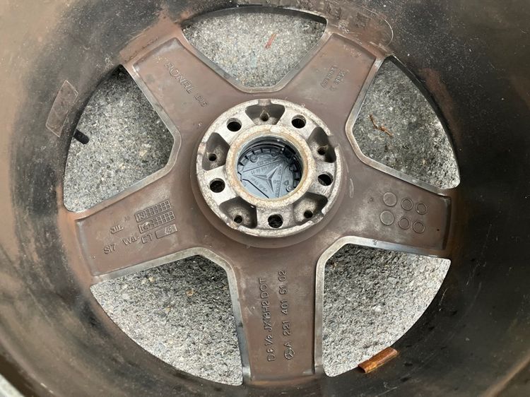  ล้อ AMG Benz แท้ S-Class W221 ลาย 5 ก้าน 18 นิ้ว 5 รู 112 ยาง 225 40 18 และ 255 35 18 ปี 2022 รูปที่ 13