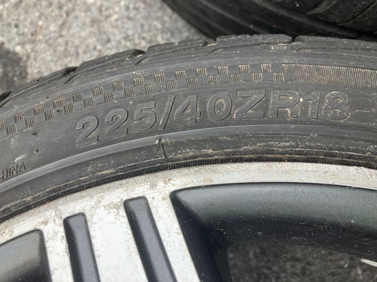  ล้อ AMG Benz แท้ S-Class W221 ลาย 5 ก้าน 18 นิ้ว 5 รู 112 ยาง 225 40 18 และ 255 35 18 ปี 2022 รูปที่ 9