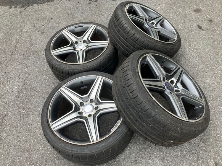  ล้อ AMG Benz แท้ S-Class W221 ลาย 5 ก้าน 18 นิ้ว 5 รู 112 ยาง 225 40 18 และ 255 35 18 ปี 2022 รูปที่ 12