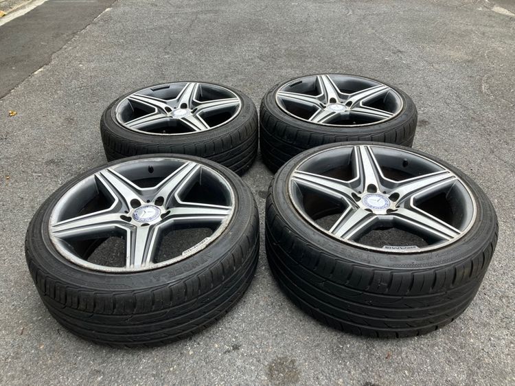  ล้อ AMG Benz แท้ S-Class W221 ลาย 5 ก้าน 18 นิ้ว 5 รู 112 ยาง 225 40 18 และ 255 35 18 ปี 2022 รูปที่ 2