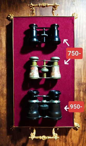 อังกฤษ..กล้องส่องทางไกล opera เก่าโบราณงานอังกฤษเนื้อทองเหลืองทั้งชิ้นสภาพเยี่ยม