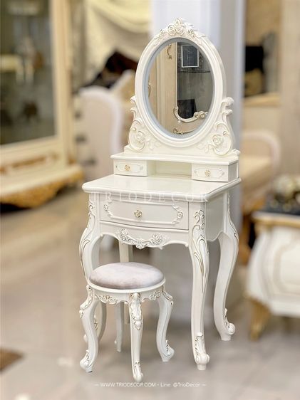 MAFALDA-VI CLASSIC DRESSING TABLE โต๊ะเครื่องแป้งสไตล์วินเทจ รุ่น มาเฟลดา 6 รูปที่ 2