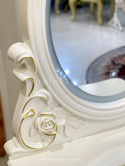MAFALDA-VI CLASSIC DRESSING TABLE โต๊ะเครื่องแป้งสไตล์วินเทจ รุ่น มาเฟลดา 6 รูปที่ 5