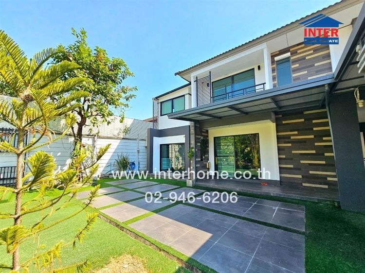ไม่ใช่ บ้านเดี่ยว 2 ชั้น 102.5 ตร.ว. หมู่บ้านฮาบิเทีย ปัญญาอินทรา2 ใกล้โรงเรียนสาธิตพัฒนา ถนนเลียบคลองสอง ถนนปัญญาอินทรา เขตคลองสามวา กรุงเทพมหานคร รูปที่ 3