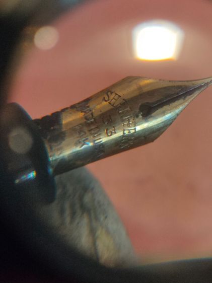 ปากกาหมึกซึม ดินสอ วินเทจ แบรนด์ Sheaffer สีเขียวคู่ หัวทอง 14K รูปที่ 13