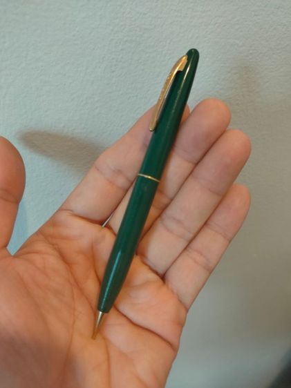ปากกาหมึกซึม ดินสอ วินเทจ แบรนด์ Sheaffer สีเขียวคู่ หัวทอง 14K รูปที่ 3
