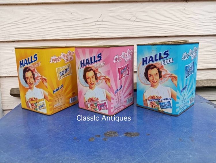 กระป๋อง ฮอลล์ โบราณB3 รูปที่ 2