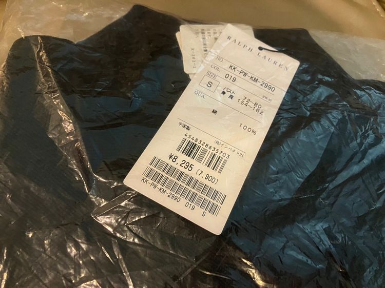เสื้อ Polo Ralph Lauren สีดำ ผู้หญิง หรือเด็กผู้หญิง ทรงเข้ารูป Skinny Fit Size S ของแท้ ของใหม่จาก Shop ที่ญี่ปุ่น รูปที่ 2