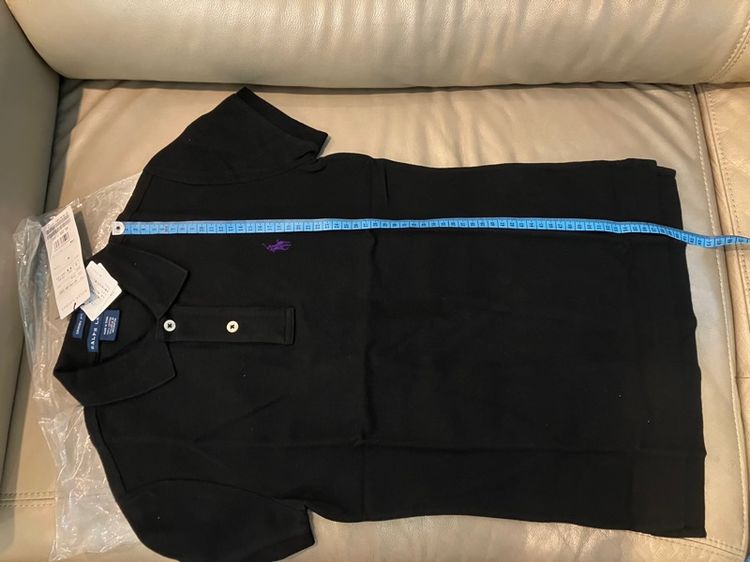 เสื้อ Polo Ralph Lauren สีดำ ผู้หญิง หรือเด็กผู้หญิง ทรงเข้ารูป Skinny Fit Size S ของแท้ ของใหม่จาก Shop ที่ญี่ปุ่น รูปที่ 13