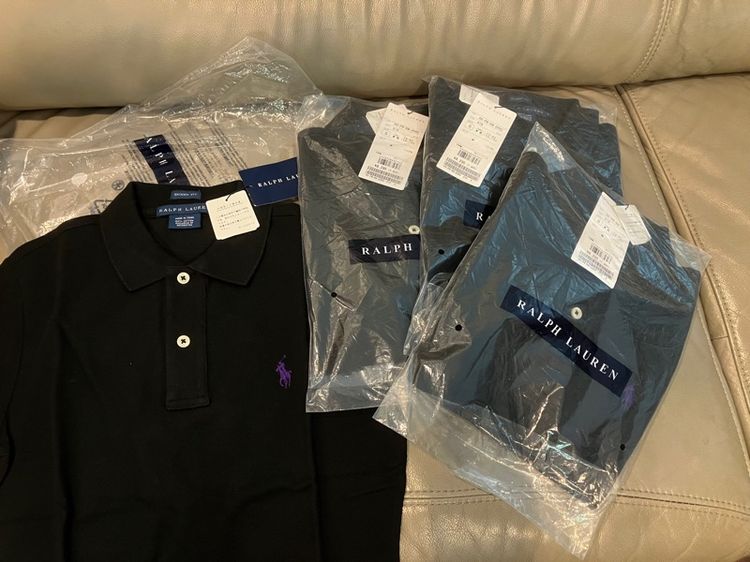 เสื้อ Polo Ralph Lauren สีดำ ผู้หญิง หรือเด็กผู้หญิง ทรงเข้ารูป Skinny Fit Size S ของแท้ ของใหม่จาก Shop ที่ญี่ปุ่น รูปที่ 15