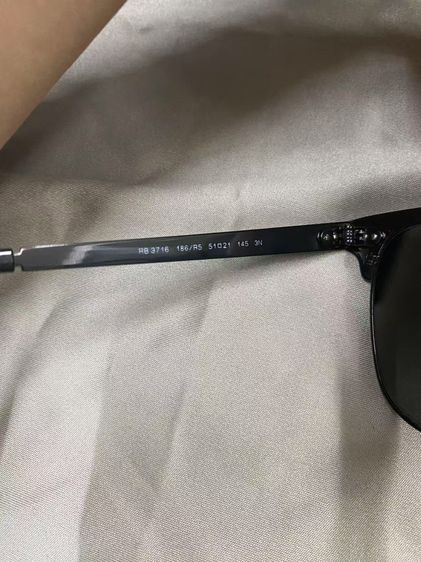 แว่น Ray-Ban Clubmaster Metal Sunglasses - RB3716 ของแท้ รูปที่ 7