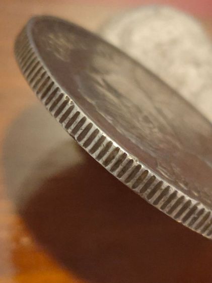 เหรียญ 1 บาท ช้างสามเศียร รัชกาลที่ 6 ปี 2459 สภาพสวยๆ  รูปที่ 7