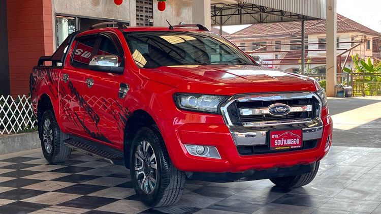 Ford Ranger 2018 2.2 Hi-Rider XLT Pickup ดีเซล ไม่ติดแก๊ส เกียร์ธรรมดา แดง รูปที่ 3