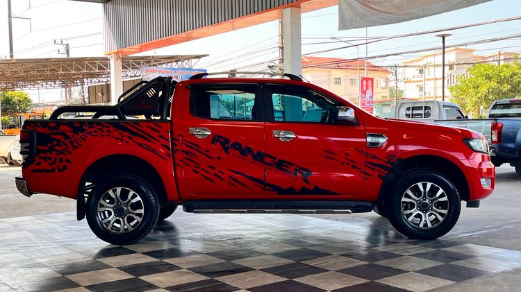 Ford Ranger 2018 2.2 Hi-Rider XLT Pickup ดีเซล ไม่ติดแก๊ส เกียร์ธรรมดา แดง รูปที่ 4