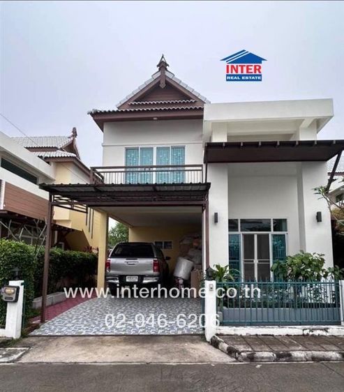 บ้านเดี่ยว 2 ชั้น 52.5 ตร.ว. หมู่บ้านเดอะ กรีนเนอรี่ เซ็นทรัล (The Greenery Central) แยกเชียงใหม่-ดอยสะเก็ด ถนนเชียงใหม่-ดอยสะเก็ด ถนนสมโภชเ