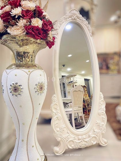 MAFALDA - II CLASSIC MIRROR กระจกเงาตั้งพื้นสไตล์วินเทจ รุ่น มาเฟลดา 2 รูปที่ 2