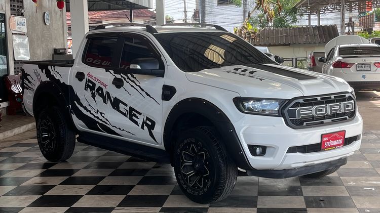 Ford Ranger 2020 2.2 Hi-Rider XLT Pickup ดีเซล ไม่ติดแก๊ส เกียร์ธรรมดา ขาว รูปที่ 3